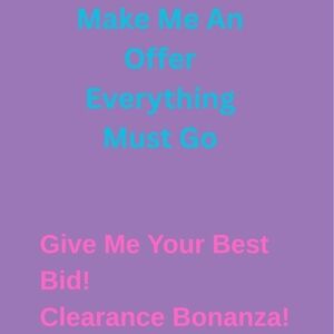 Vibrant Retail Sale Labels - Turquoise & Pink Clearance Signs